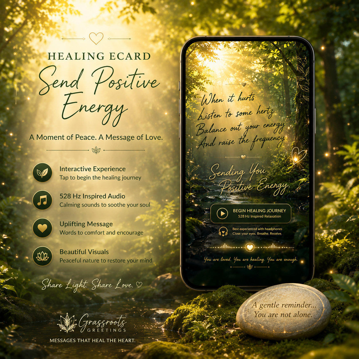 528 Hz Healing Card