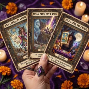 "Pull a Card, Get a Mood” Interactive Tarot Ecard Set